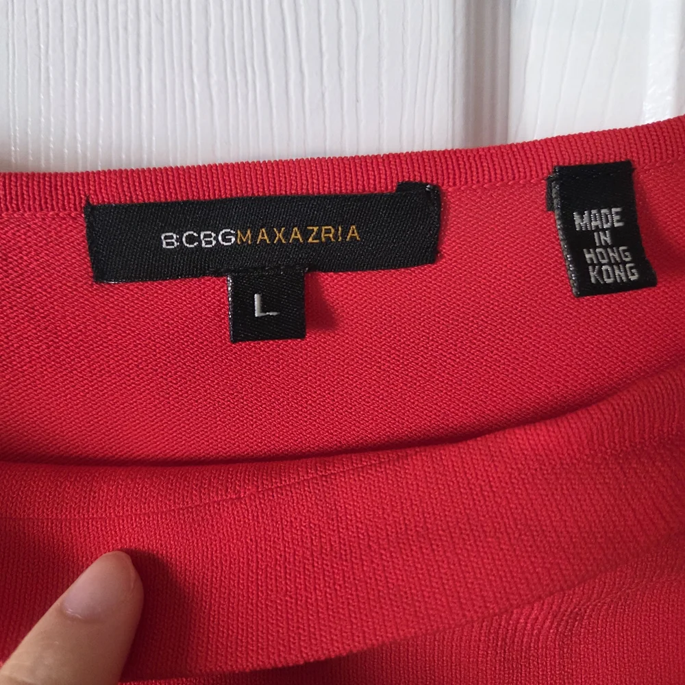Women's Red Long Sleeve Top - Picture 2 of 6